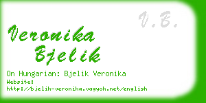 veronika bjelik business card